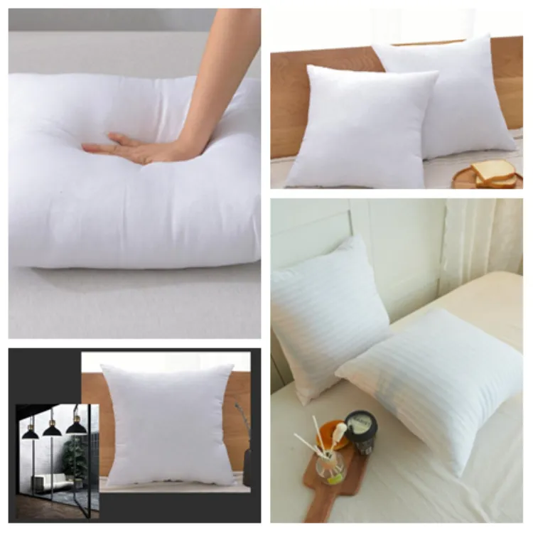 White Decorative Pillow Square Pillow Core Form Cushion Stuffing